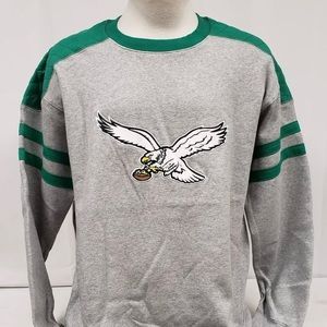 Philadelphia Eagles Mitchell & Ness Crewneck Sweatshirt